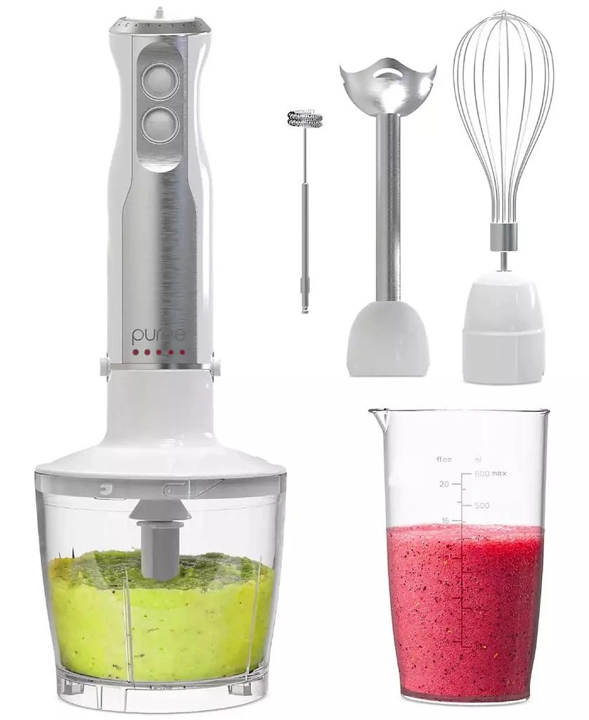 Tzumi Puree Stainless Steel Blade 6-Pc. Immersion Blender Set 1