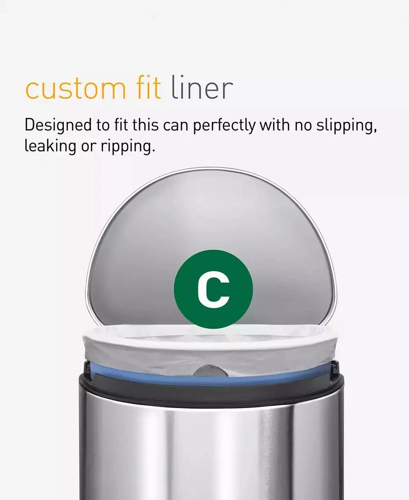 simplehuman Code C Custom Fit Liners, Pack of 100 4