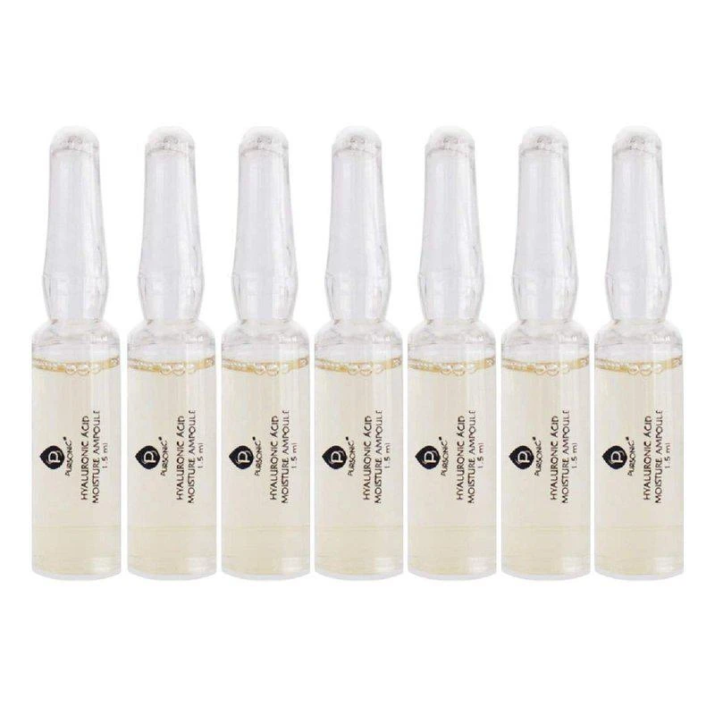 PURSONIC 100% Hyaluronic Acid & Natural Moisturizing Serum Ampoule Set 1