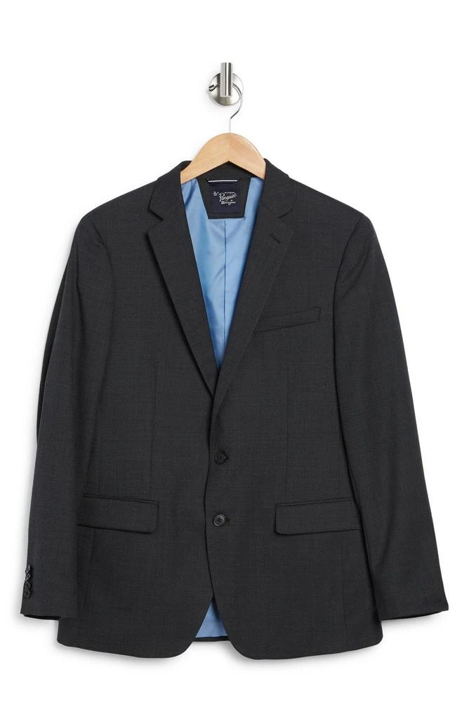 Original Penguin Black Birdseye Stretch Suit Jacket 4