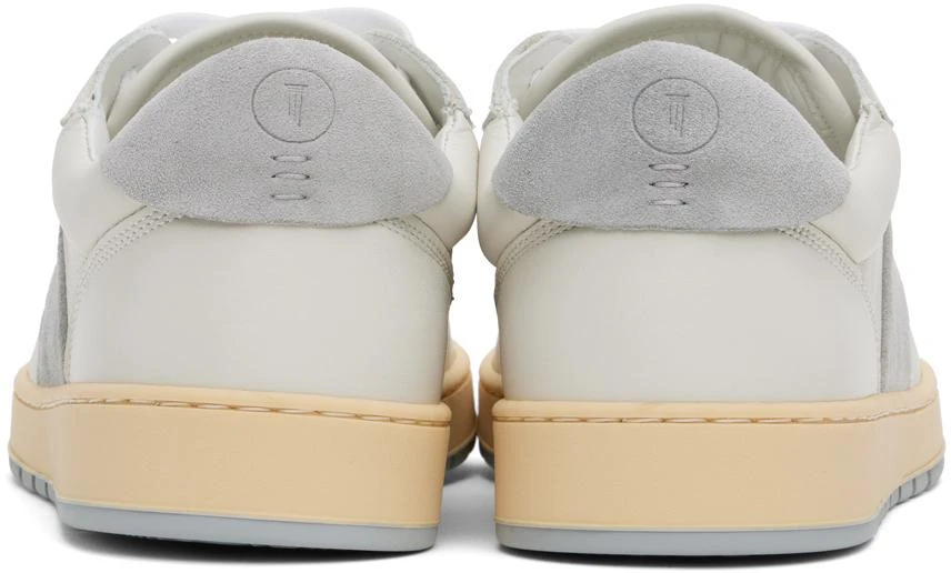 COLLEGIUM Off-White & Gray Pillar Destroyer Low Sneakers 2
