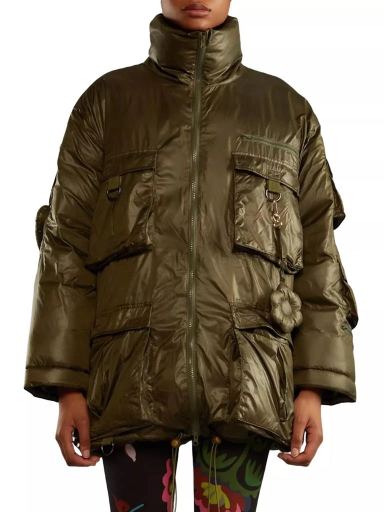 Cynthia Rowley Hooded Puffer Coat 1
