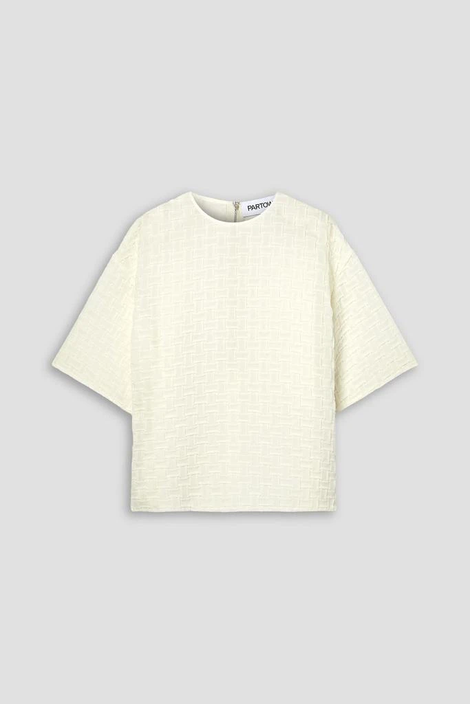 Partow Seraphine tulle-cloqué top 1