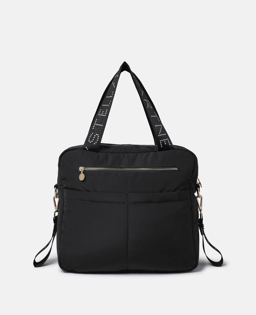 Stella McCartney Stella McCartney - Logo Tape Changing Tote Bag, Black 1