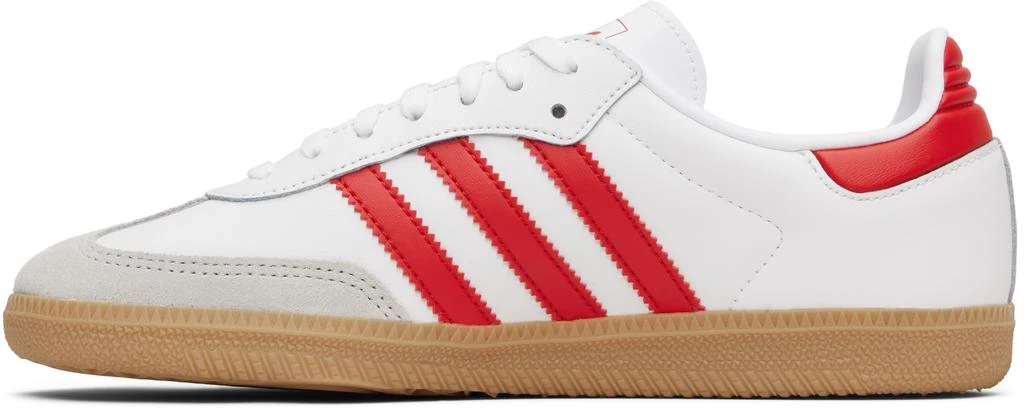 Adidas Big Kids White 
Red Samba OG Sneakers 3