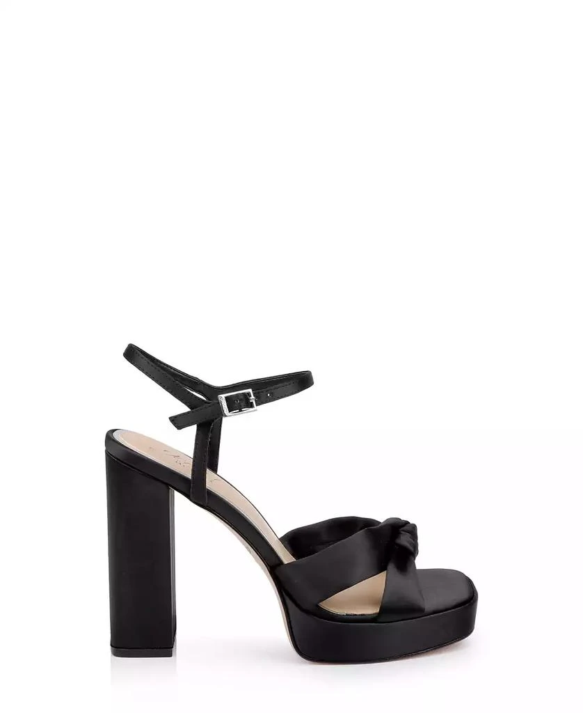 Badgley Mischka Women's Valencia Square Toe Evening Platform Sandals 2
