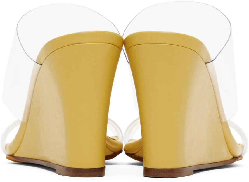 Maryam Nassir Zadeh Yellow Olympia Wedge Heeled Sandals 2