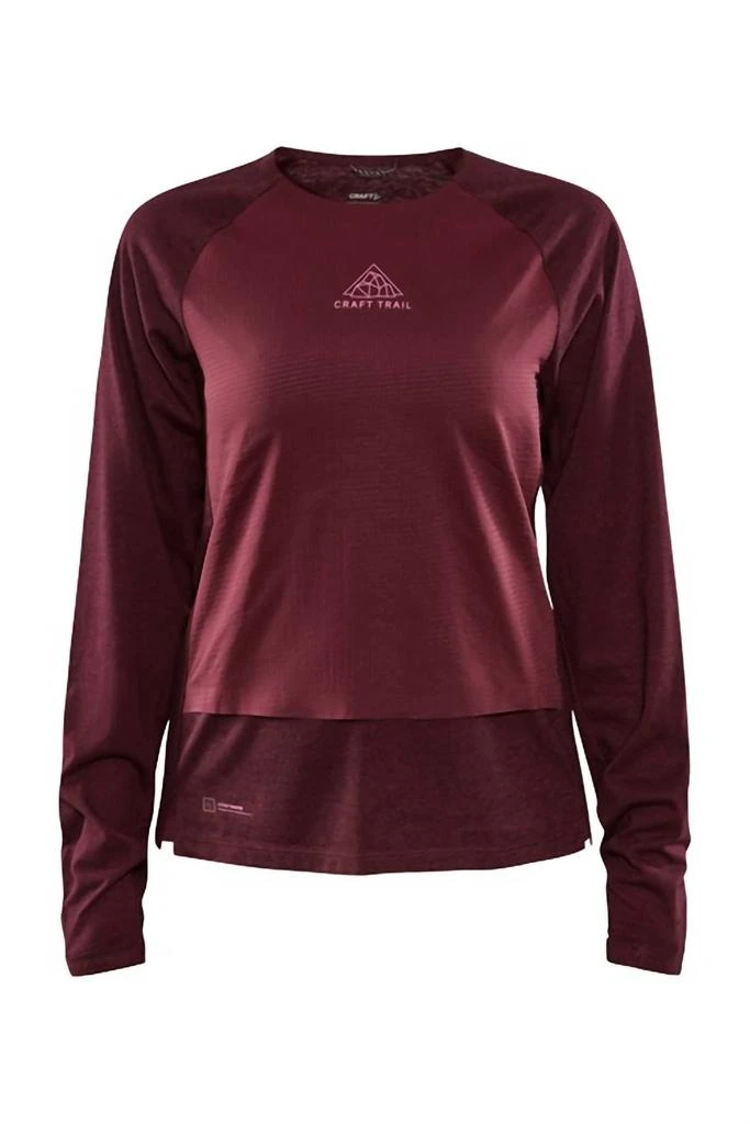 Craft Sportswear Craft Sportswear - Women
s Adv Trail Wool Wind Long Sleeve Tee 3