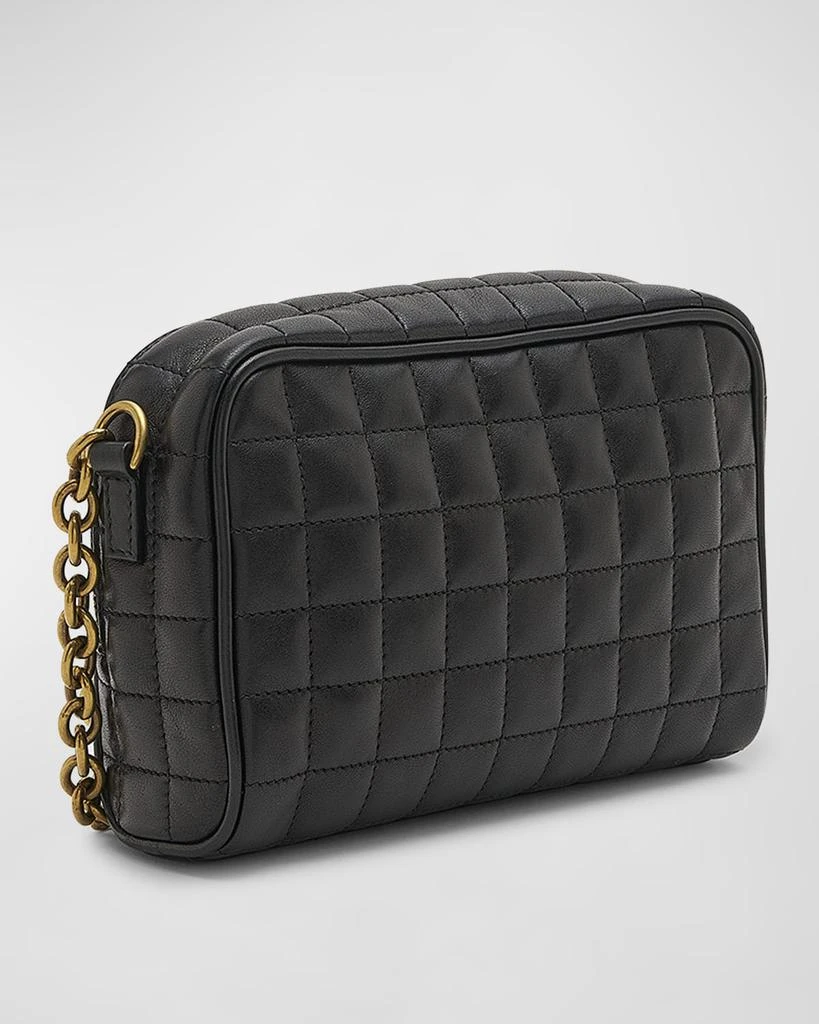 Yves Saint Laurent Cassandre Mini YSL Camera Bag in Quilted Smooth Leather 6