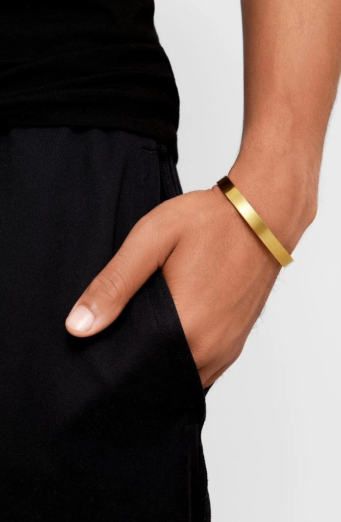ADORNIA 14K Gold Vermeil Cuff Bracelet 2