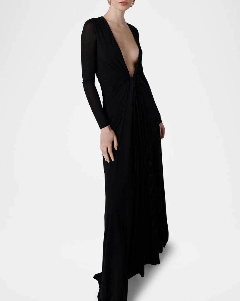 Diane von Furstenberg Sasha Deep V-Neck Twist Gown - Dresses & Skirts -  Free Shipping - BeyondStyle