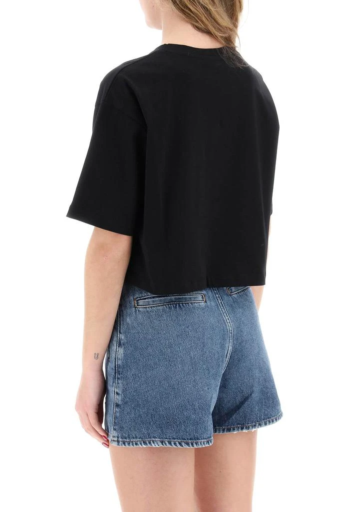 Balmain logo print boxy t-shirt 3