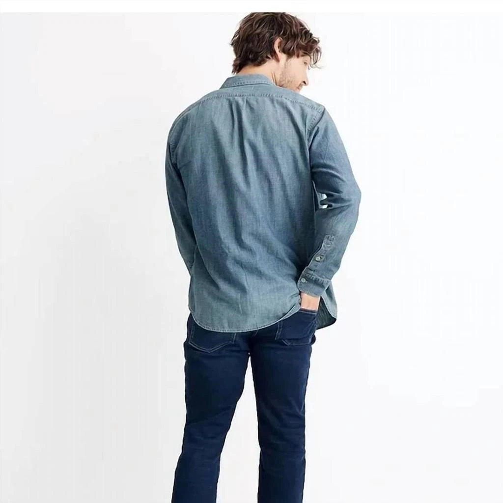 Madewell Madewell - Men's S Classic Chambray Button Up Shirt 2