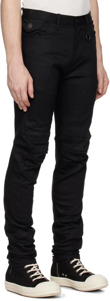 Julius Black Curved Jeans 2
