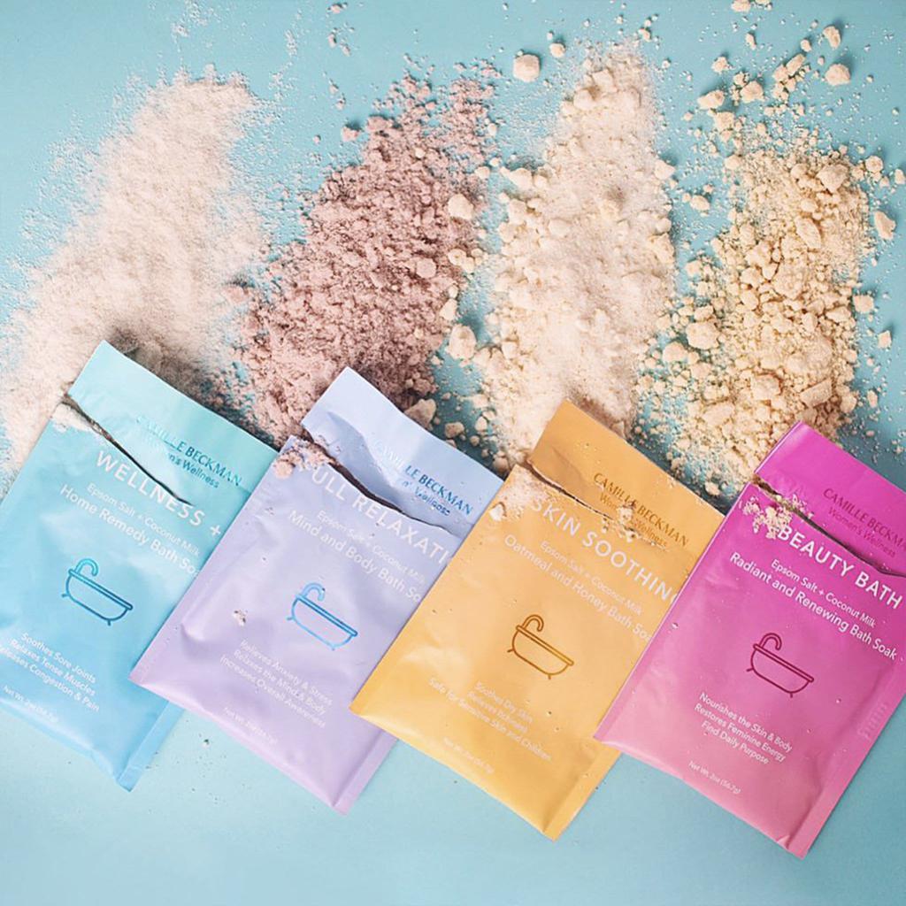 Camille Beckman Value Bundle - Variety Pack Bath Soak (4 Pack)