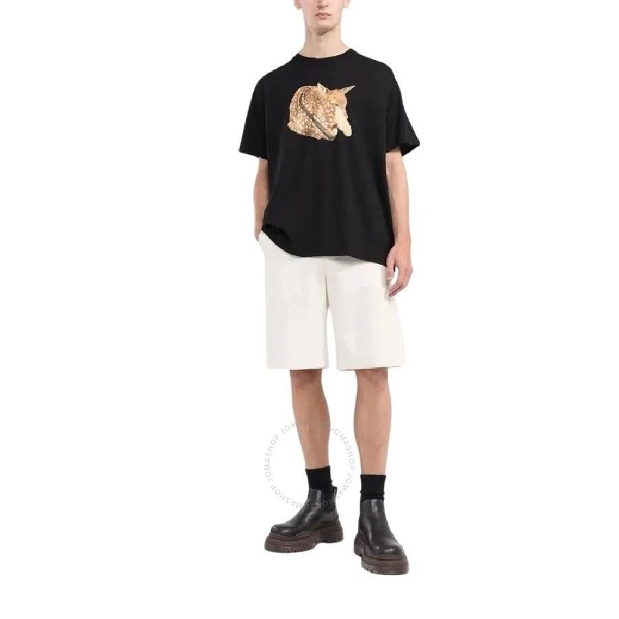 Burberry Fawn Printed Crewneck T-Shirt 3
