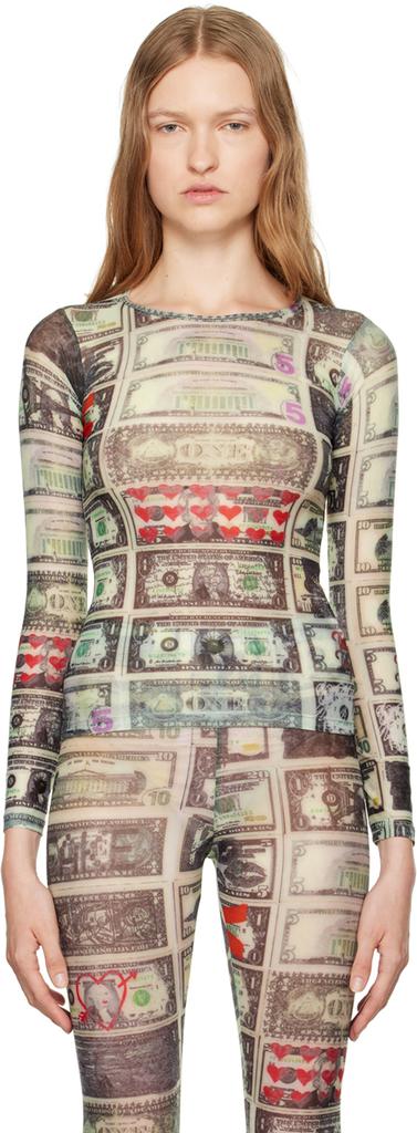 VAQUERA Multicolor Dollar Print T-shirt - T-Shirts - BeyondStyle