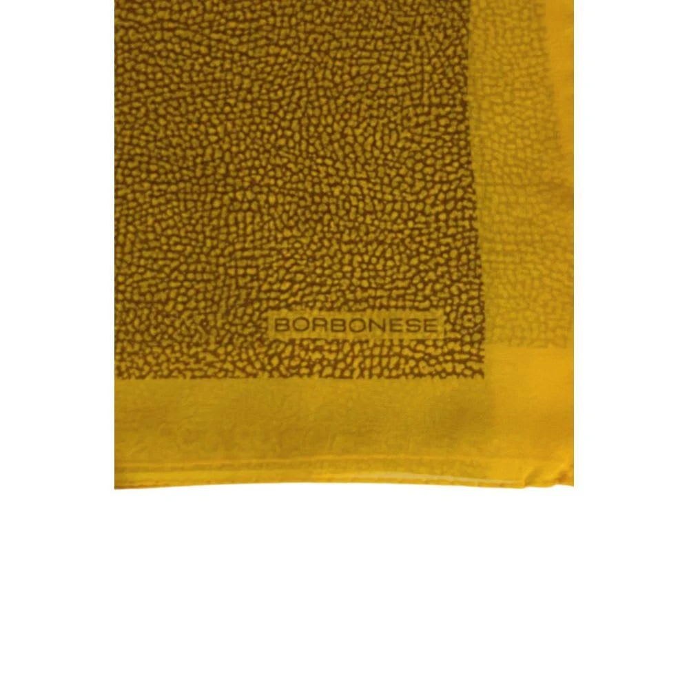 Borbonese yellow Silk Women Women
s Scarf 3