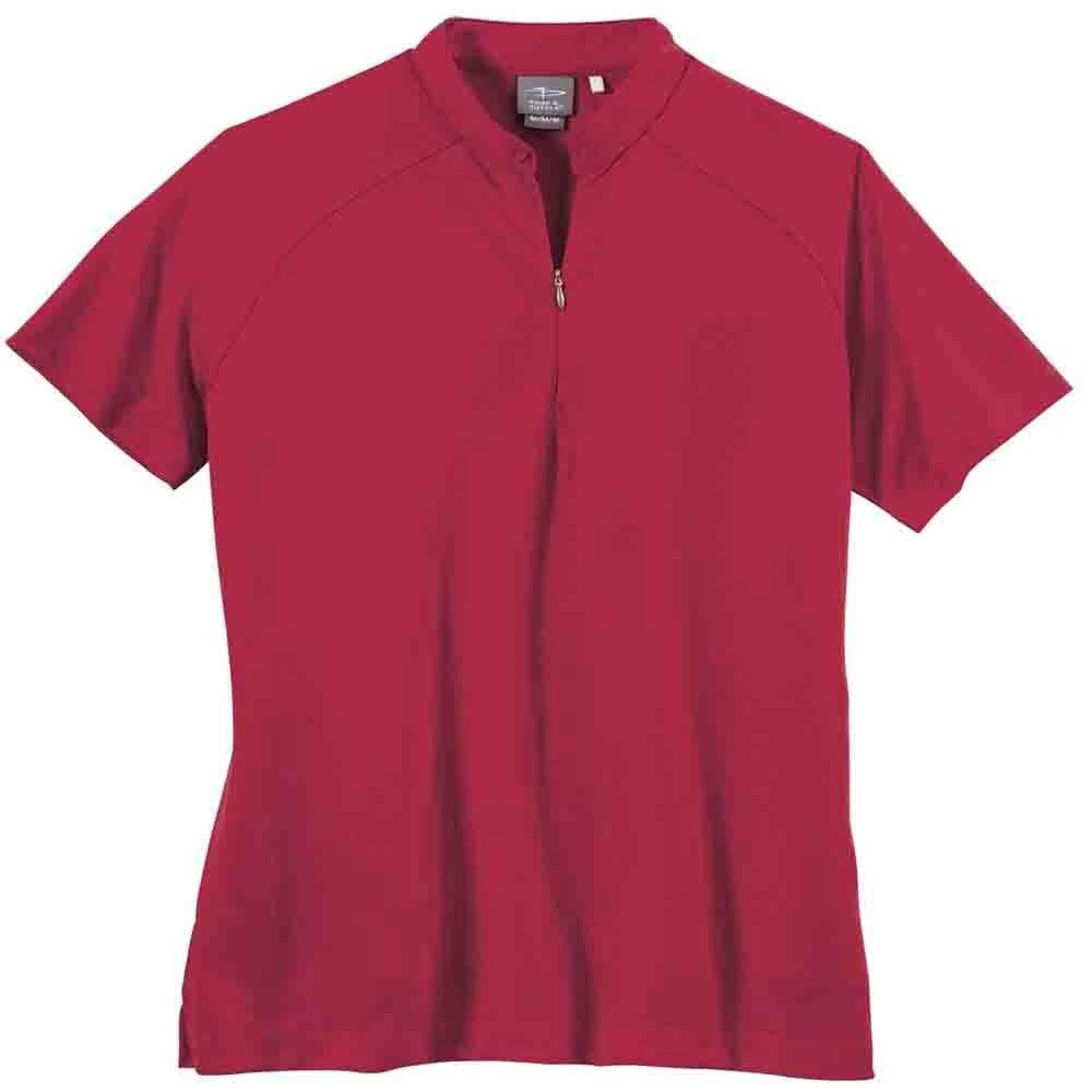 Page & Tuttle Dot Texture Jersey Short Sleeve Polo Shirt 1