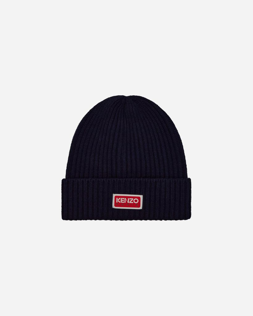 Kenzo Logo Beanie Midnight Blue