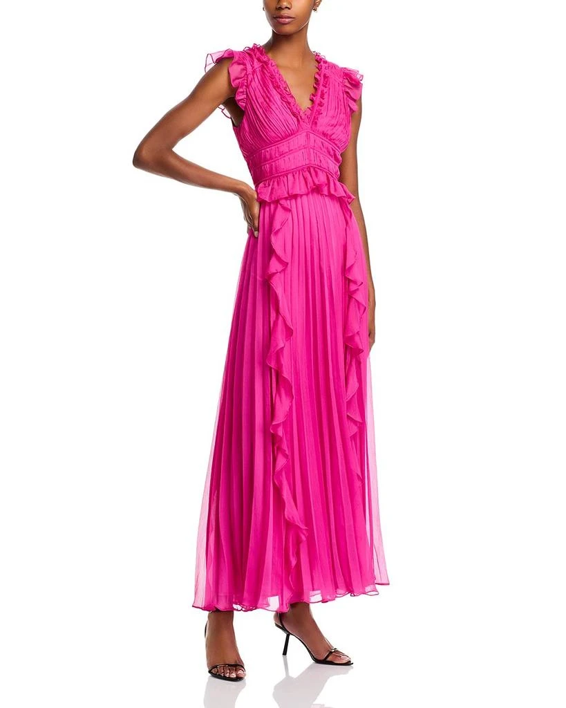 AQUA Flutter Maxi Dress - Exclusive 2