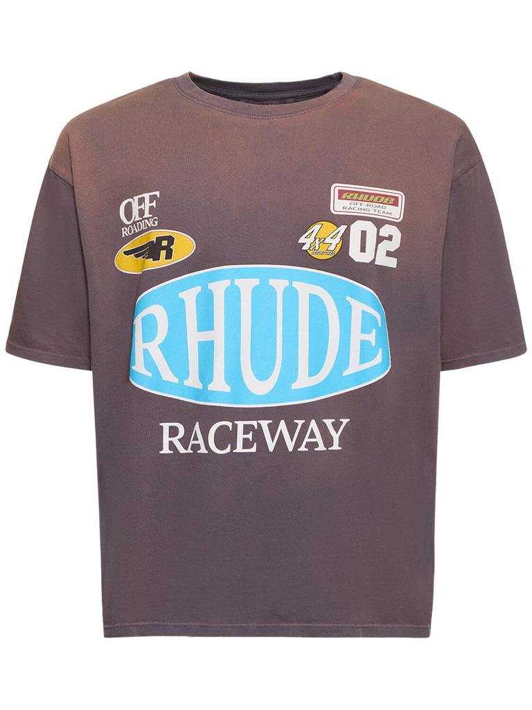 RHUDE Raceway Printed T-shirt