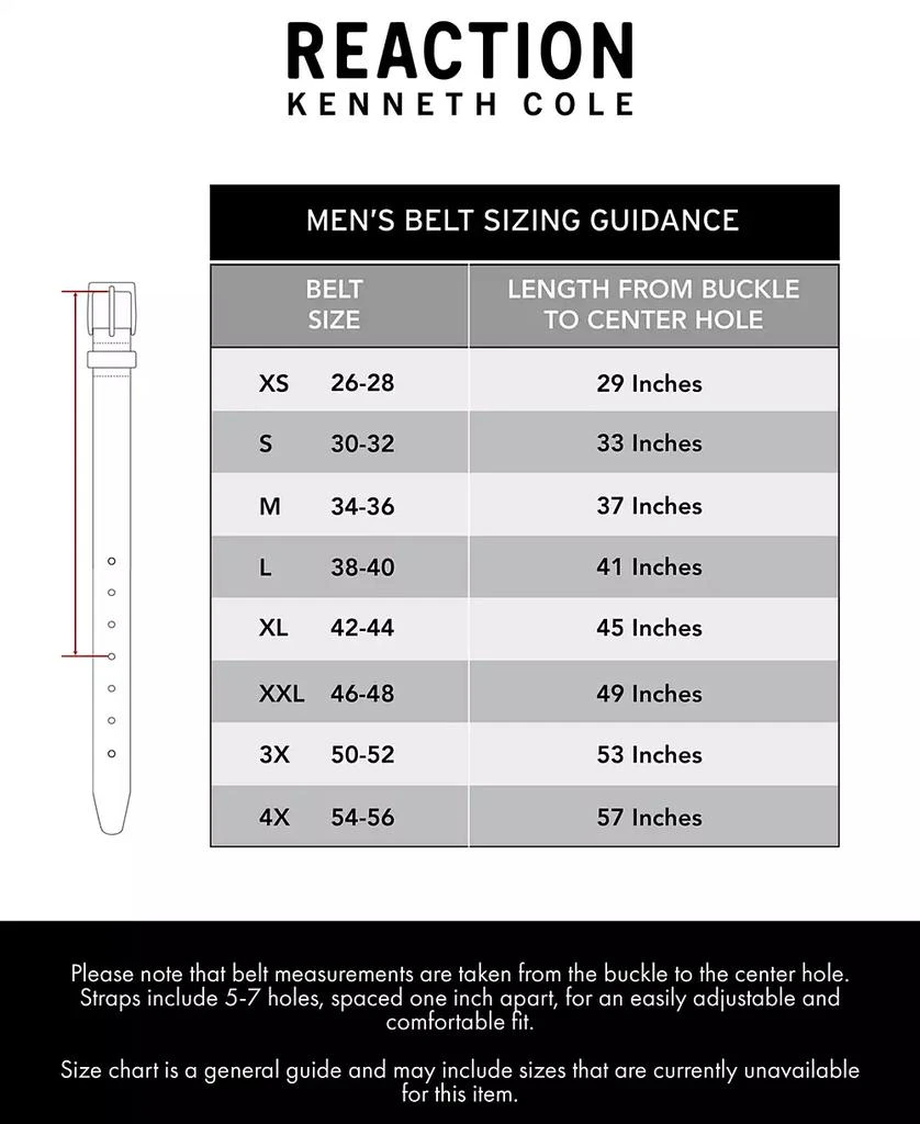 Kenneth Cole Men's Reversible Pebble-Grain Belt 7