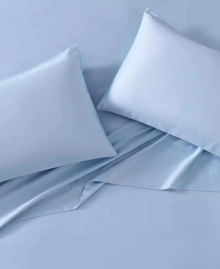 Laura Ashley CLOSEOUT! Laura Ashley 800 Thread Count Cotton Sateen Blend 4-Pc. Sheet Set, Queen 6