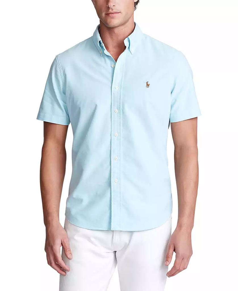 Blue short sleeve ralph lauren shirt online