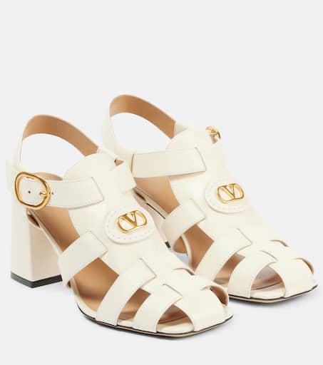 VALENTINO>>VLogo 75 レザーフィッシャーマンサンダル Valentino VLogo 75 leather fisherman sandals - Sandals