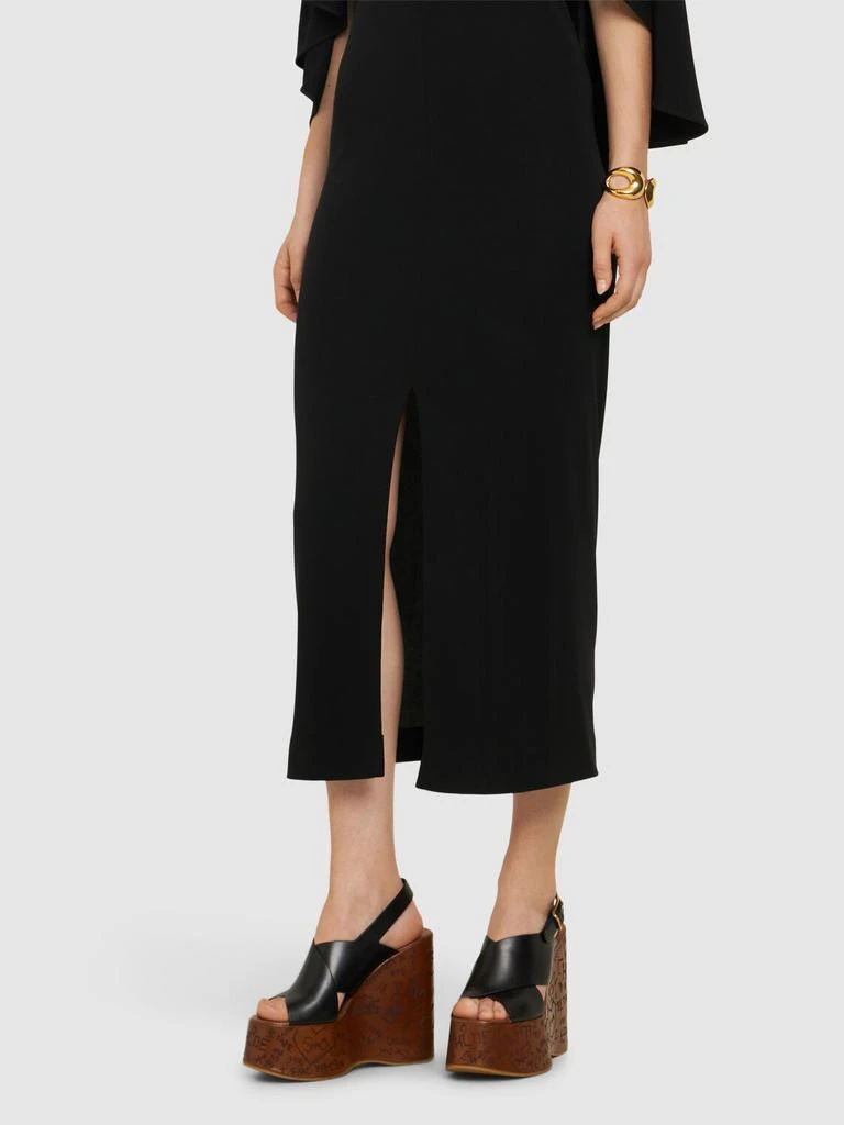 Chloé 130mm Maxime Leather Wedges 1