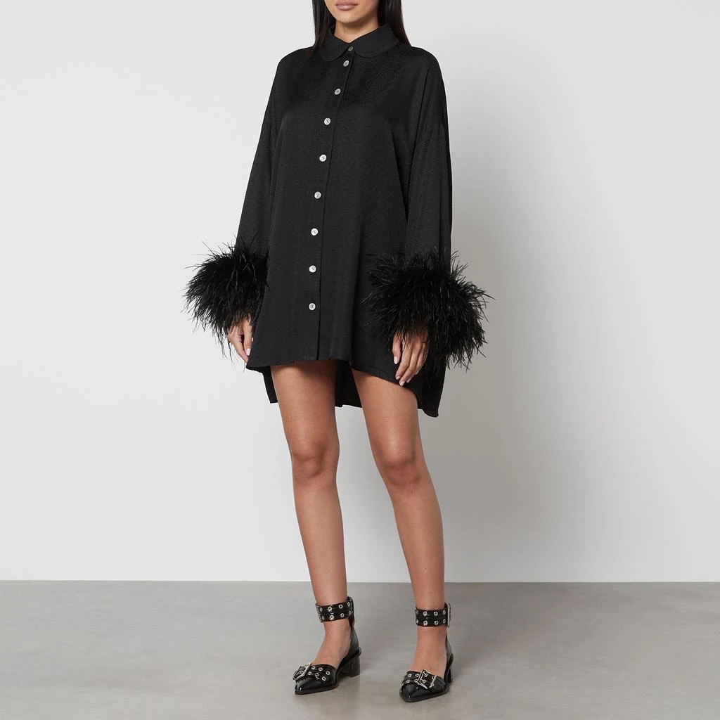 Sleeper Sleeper Pastelle Oversized Jacquard Shirt Dress 3