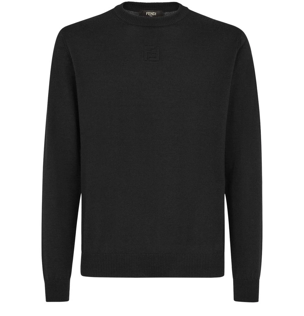 Fendi Long-sleeved crew-neck jumper 2