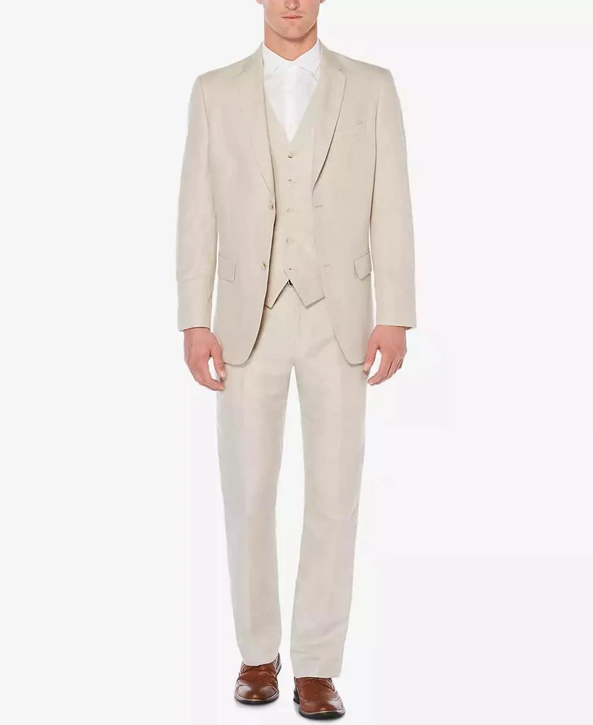 Perry Ellis Men's Herringbone Linen Blazer 3