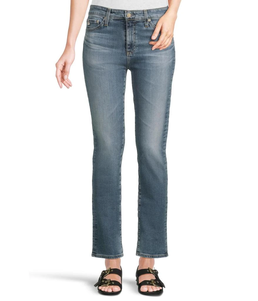 AG Mari High-Rise Slim Straight in 15 Years Shoreline 1