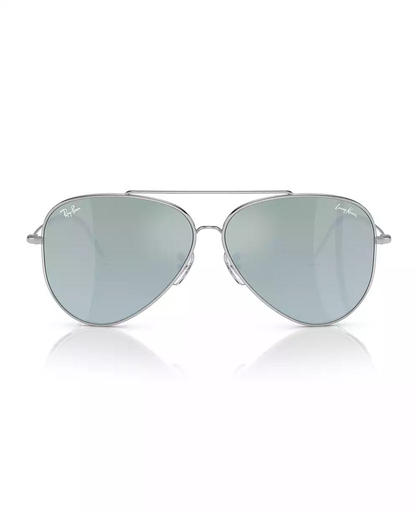 Ray-Ban Unisex Sunglasses, Aviator Reverse RBR0101