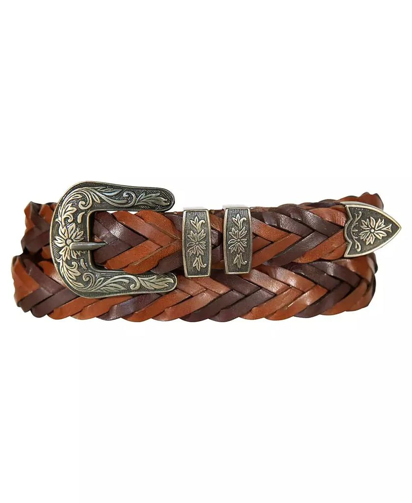 Lucky Brand Women's Western Braid Belt 1