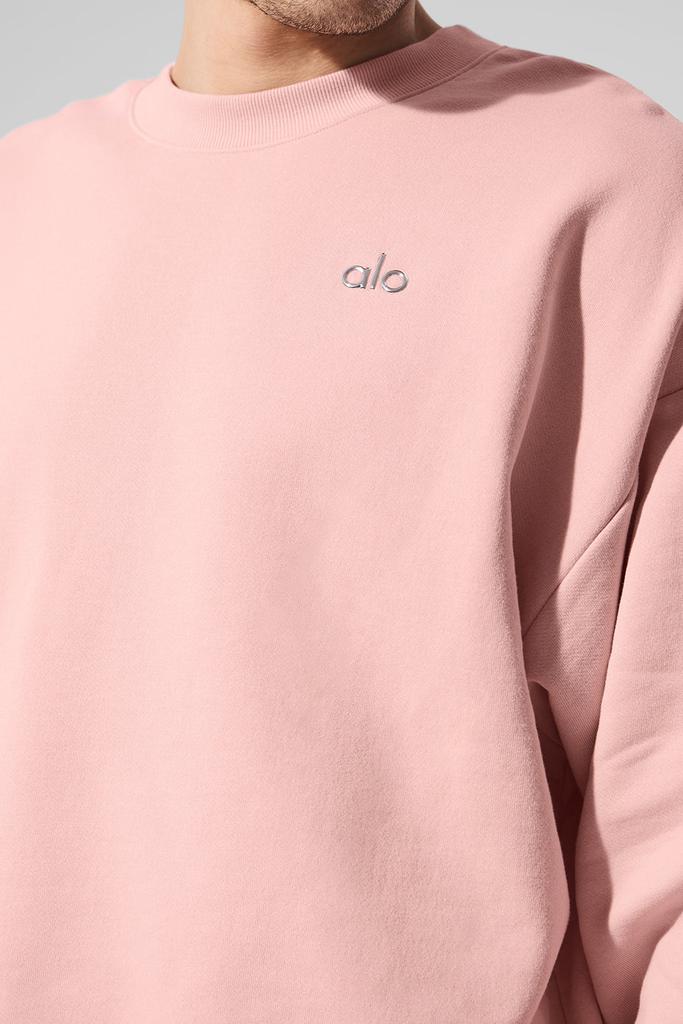 Alo Accolade Crew Neck Pullover - Pink Quartz - Hoodies - Compare