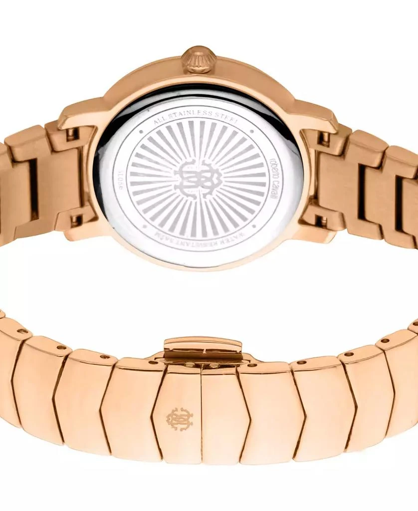 Roberto Cavalli Women's Quartz Rose-Gold Stainless Steel Watch 2
