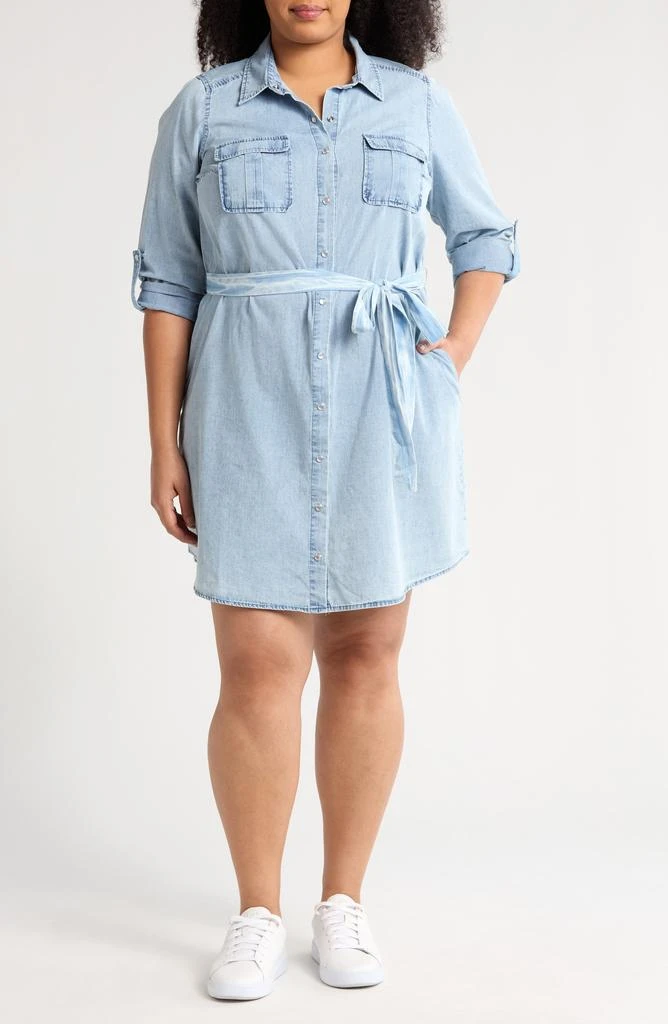 DR2 by Daniel Rainn Long Sleeve Utility Shirtdress 1