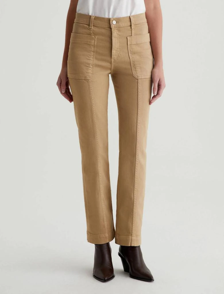 AG Jeans Ag Jeans - Lila Mid-rise Utility Straight Jeans 1