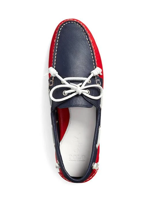 Ralph Lauren Ralph Lauren Merton Two Tone Leather Boat Shoes 4