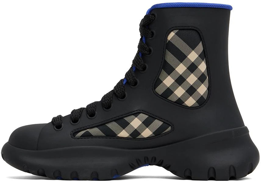 Burberry Black Rubber Boulder Boots 3