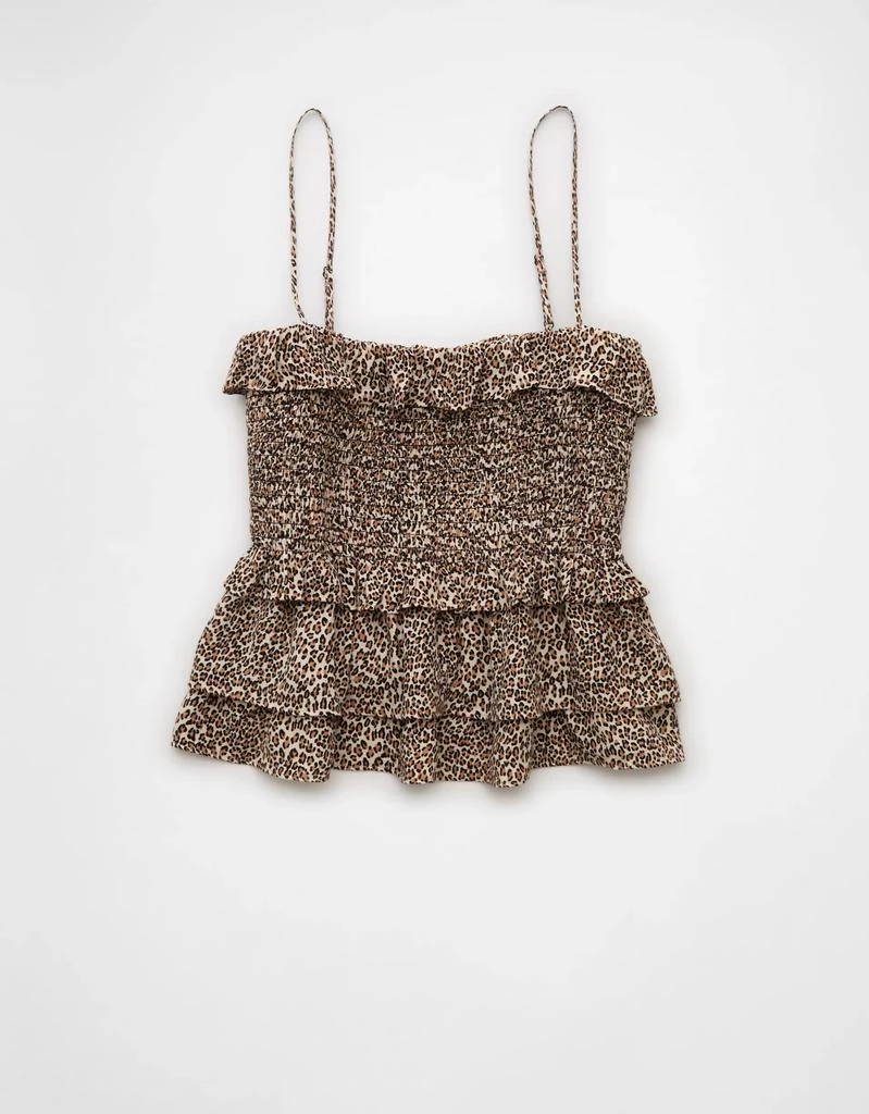 AE AE Square Neck Smocked Ruffle Cami 3