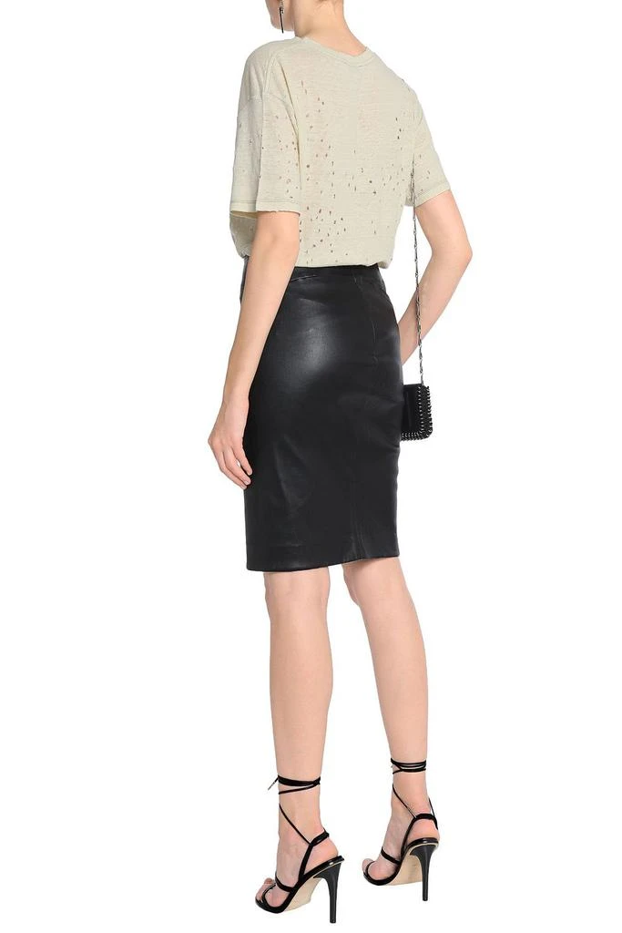 IRO Orlana distressed linen T-shirt 3