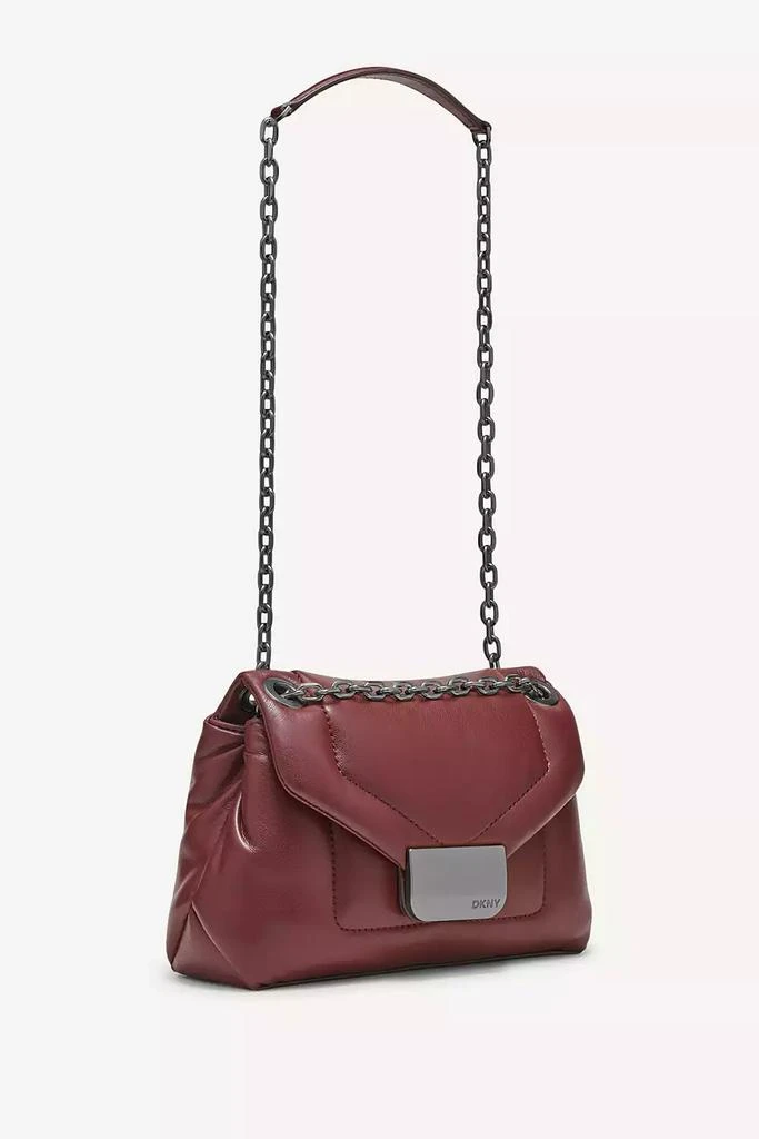 DKNY Women's Shar Crossbody Bag - Garnet Color Casual Everyday Essential Handbag