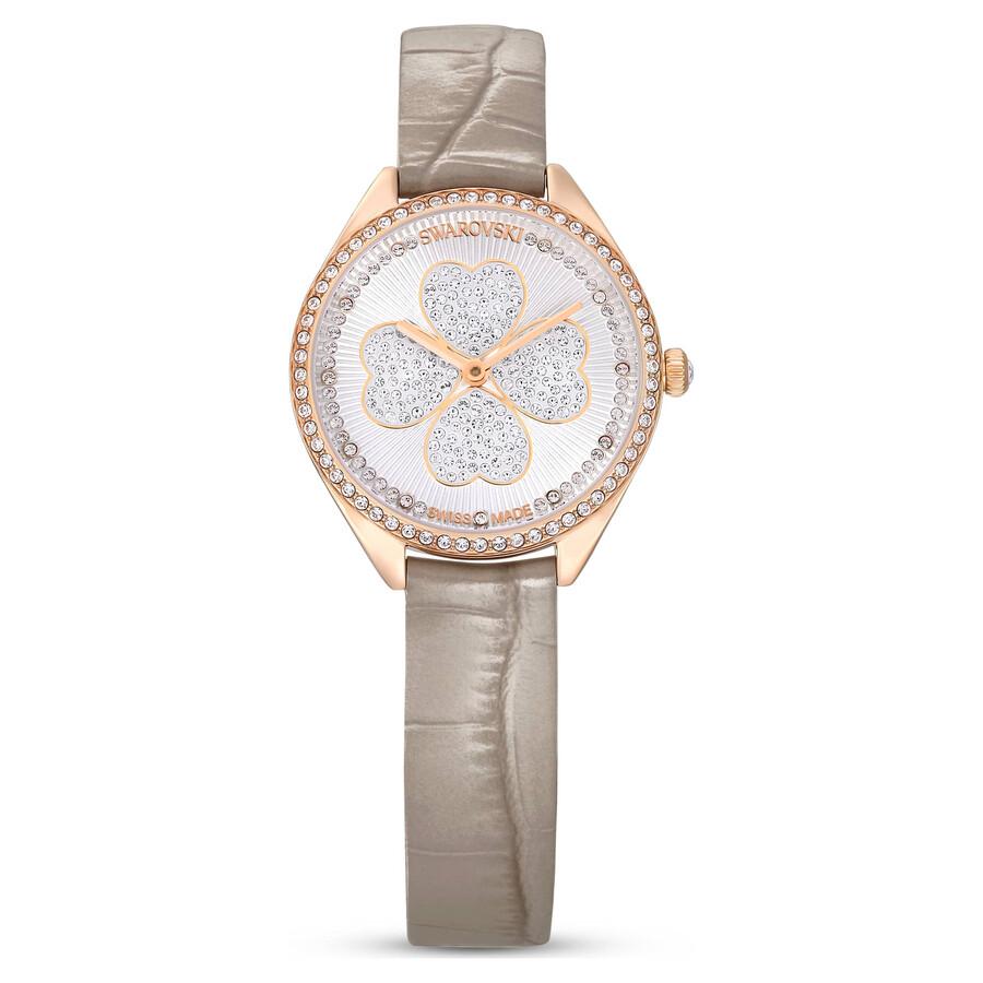 Swarovski Attract Quartz Crystal Silver Dial Ladies Watch 5653350