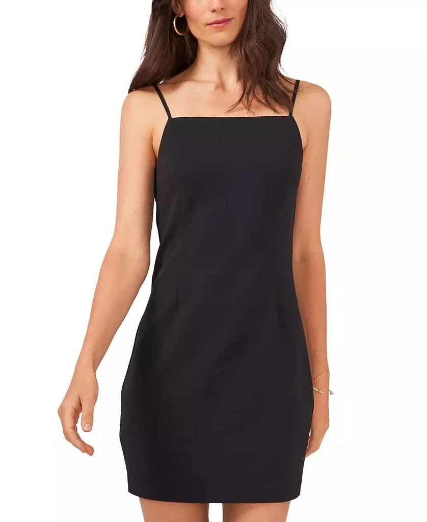 1. State Women's Spaghetti Strap Bodycon Crepe Scuba Dress 1
