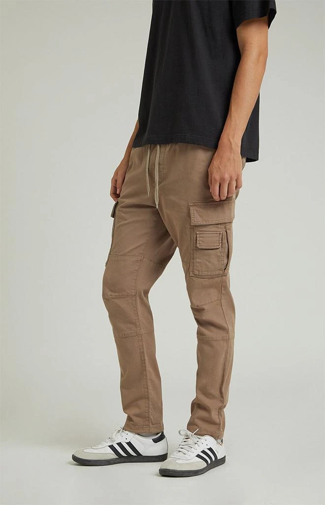 White Cargo Pants Pacsun Stacked Skinny Cargo Slim Cargo Pants