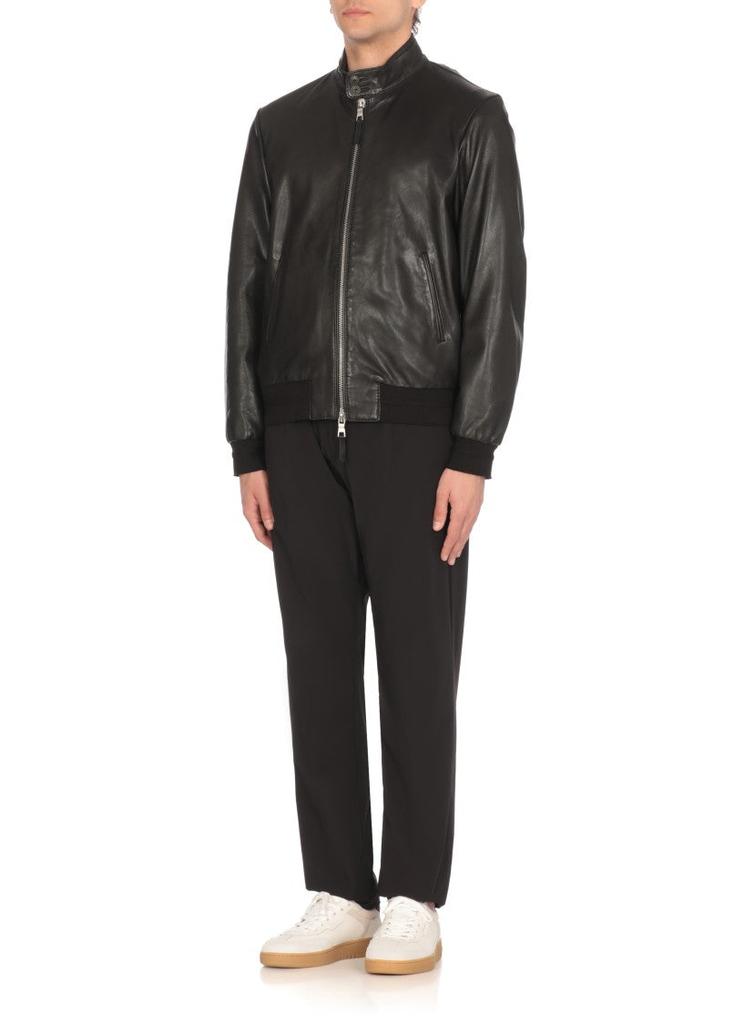 THE JACK LEATHERS Black Elvis Leather Jacket